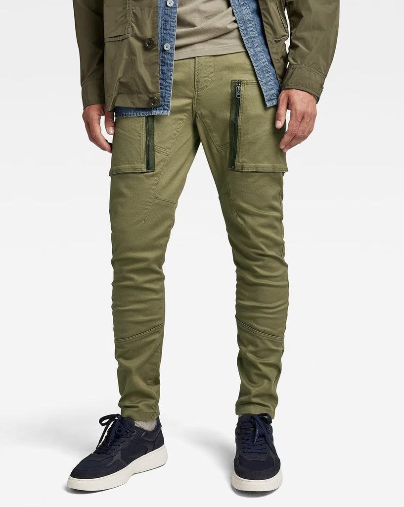 G-Star Raw Relaxed Tapered Black Cargo Jeans – Puffer Reds